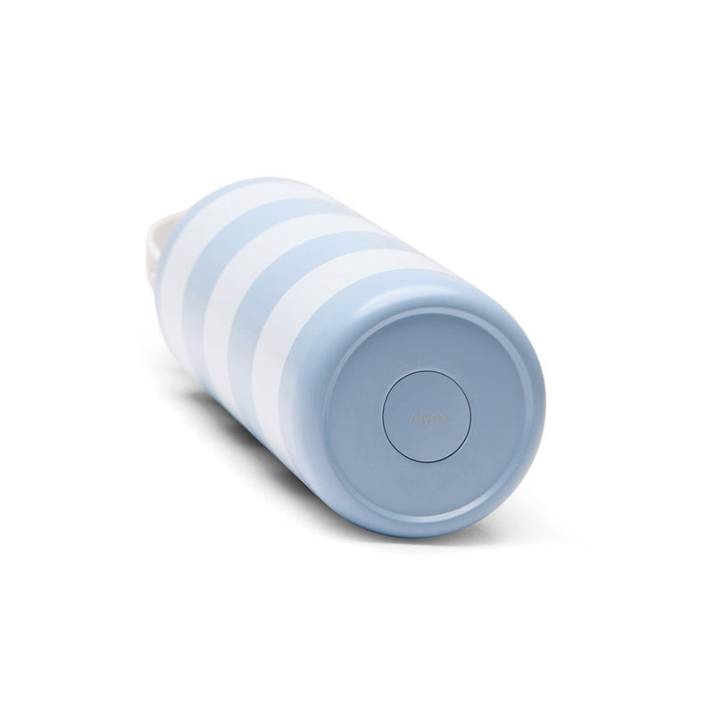 Load image into Gallery viewer, Lagoa RCS SS bottle 600 ML - Custom Wood DesignsVinga Lagoa RCS SS 600ml drinkware bottle with stainless steel body and leak-proof lid, black color, on white background.DrinkwareV4300815Recycled Stainless steel,Polypropylenelight blue
