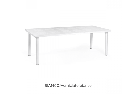 Libeccio Extensible Table - Custom Wood DesignsNardi Libeccio Extensible Outdoor Table in white, showing its extendable design and sleek modern style for outdoor dining.Outdoor Table Nardi24575205075895Bianco