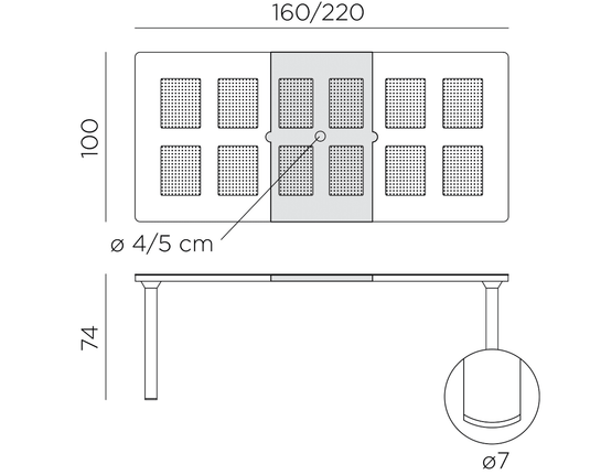 Libeccio Extensible Table - Custom Wood DesignsNardi Libeccio Extensible Outdoor Table with wooden top and metal frame, ideal for patio or garden dining.Outdoor Table Nardi24575205075895Bianco