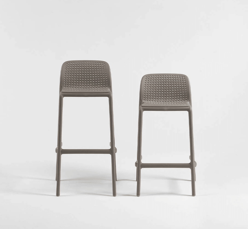 Load image into Gallery viewer, Lido Bar Stool by Nardi - Custom Wood DesignsNardi Lido high stackable outdoor bar stool in tortora color, featuring a sleek design and sturdy frame.Nardi High Stool Stackable24575205247831Tortora
