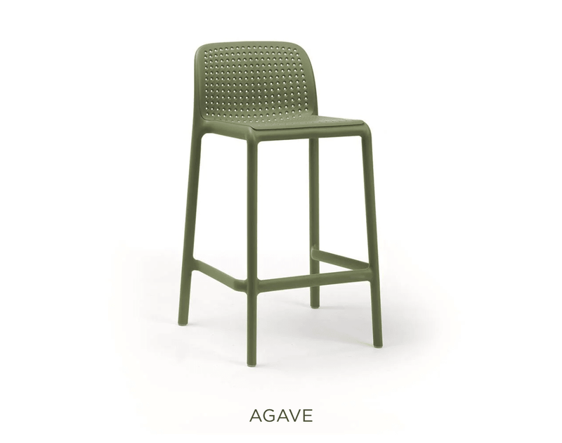 Load image into Gallery viewer, Lido Mini Counter Stool by Nardi - Custom Wood DesignsNardi Lido Mini Counter Stool in Agave color, stackable outdoor high stool with sleek design and durable material.Nardi High Stool Stackable24575204853559Agave
