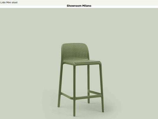 Lido Mini Counter Stool by Nardi - Custom Wood DesignsStackable Nardi Lido Mini Counter Stool in outdoor setting, showcasing modern design and durable material for outdoor use.Nardi High Stool Stackable24575205019095Bianco