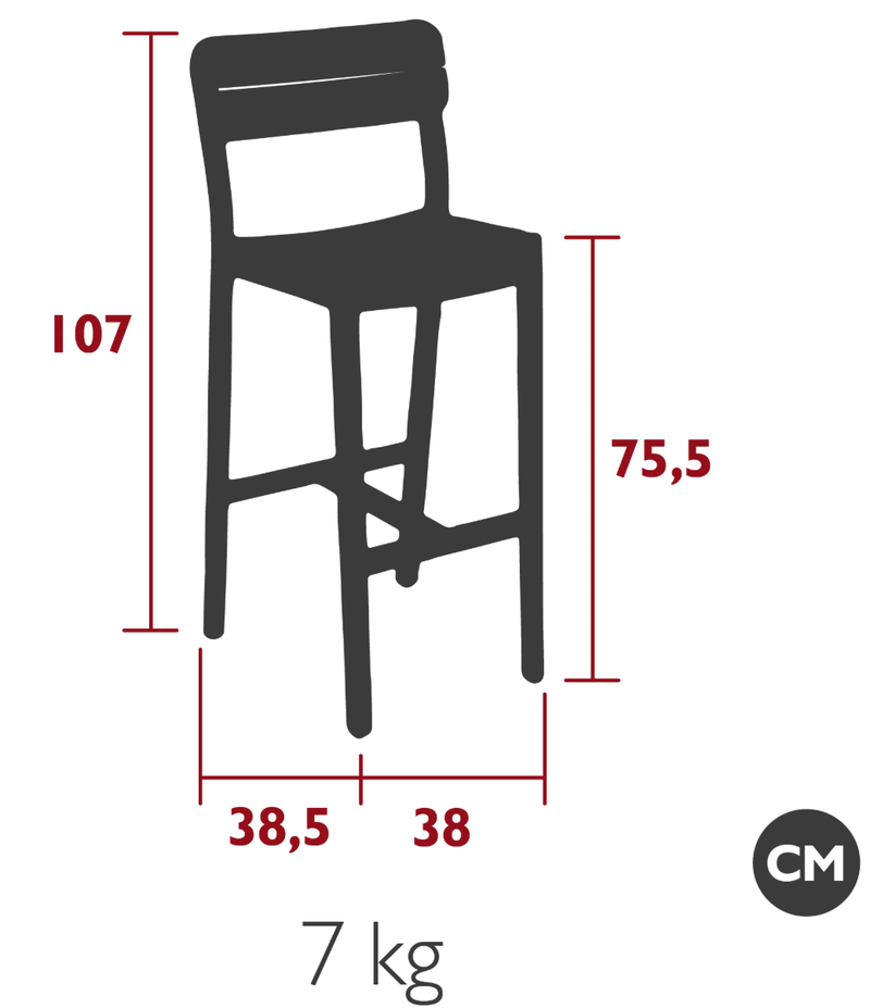 Load image into Gallery viewer, LODGE Bar Stool Teak - Custom Wood DesignsTeak Lodge Bar Stool by Custom Wood Designs, outdoor restaurant seating with a sleek, natural wooden finish.Bar Stool24575206591767
