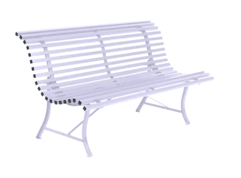 Load image into Gallery viewer, Louisiane 150cm Outdoor Bench - Custom Wood DesignsLouisiane 150cm outdoor folding bench by Fermob, steel frame, suitable for garden or commercial outdoor seating.Folding Bench Fermob5011.0Marshmallow
