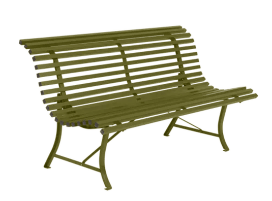 Louisiane 150cm Outdoor Bench - Custom Wood DesignsLouisiane 150cm outdoor folding bench by Fermob with steel frame, ideal for outdoor and commercial use, in a vibrant color.Folding Bench Fermob5008.0Pesto Green
