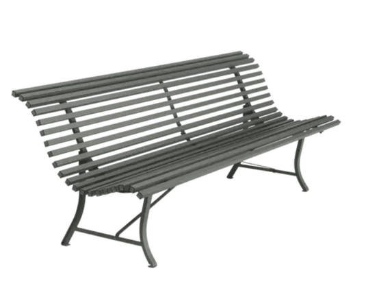 Louisiane 200cm Outdoor Bench 4 Seater - Custom Wood DesignsFermob Louisiane 200cm outdoor folding bench with four seats, metal garden furniture for patio or backyard seating.Folding Bench Fermob5006.0Rosemary