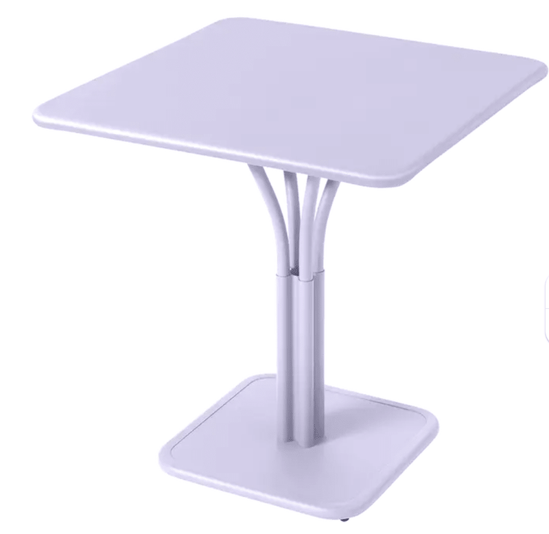 Load image into Gallery viewer, Luxembourg High Pedestal Table 80 x 80 cm - Custom Wood DesignsFermob Luxembourg metal table with 71x71 inch solid aluminum top, suitable for outdoor dining and restaurant settings.Metal Table24575204314295Willow Green
