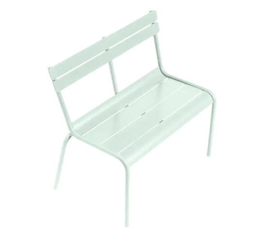LUXEMBOURG KID BENCH – Fermob - Custom Wood DesignsIce mint Fermob Luxembourg Kid Bench, a charming small corner contract bench for kids, featuring colorful restaurant furniture design.Fermb Kids Corner Contract Bench24575201675447Ice Mint