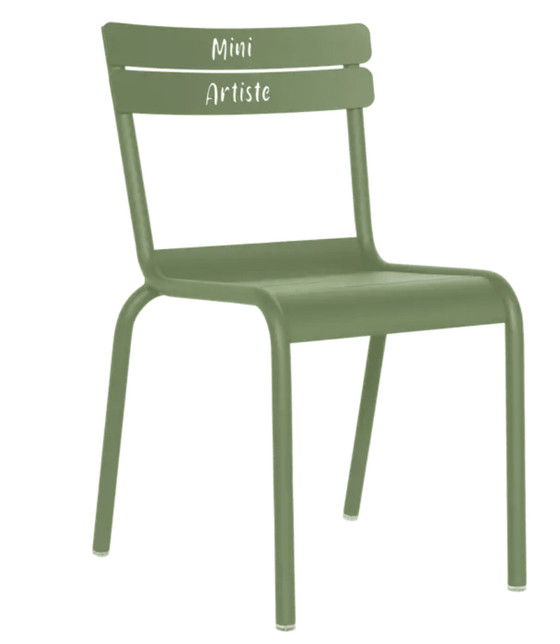 Load image into Gallery viewer, LUXEMBOURG KID CHAIR “MINI ARTISTE” – Fermob - Custom Wood DesignsFermob Luxembourg Kid Chair "Mini Artiste" by Custom Wood Designs, featuring a cactus design, perfect for children's corner furniture.Kids Corner Furniture Fermob24575200355575Cactus
