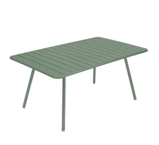 Luxembourg Table 165 x 100 cm - Custom Wood DesignsFermob Luxembourg metal outdoor table, 165 x 100 cm, with a sleek design and sturdy metal construction, suitable for outdoor dining.Table Metal24575209030679AluminumChilli