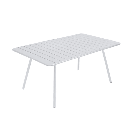 Luxembourg Table 165 x 100 cm - Custom Wood DesignsWhite Fermob Luxembourg metal outdoor table, 165 x 100 cm, with a sturdy design and smooth surface for outdoor dining.Table Metal24575208135767AluminumCotton White