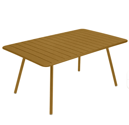 Luxembourg Table 165 x 100 cm - Custom Wood DesignsFermob Luxembourg outdoor metal table measuring 165 x 100 cm with a sleek design, ideal for outdoor dining or patio settings.Table Metal24575208699607AluminumGingerbread