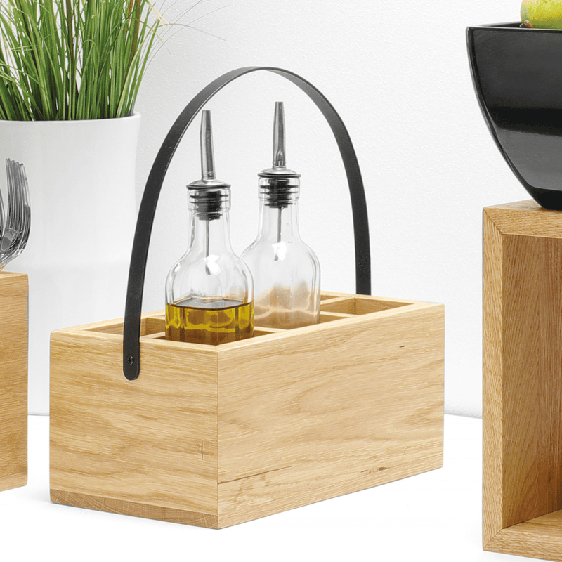 Load image into Gallery viewer, Madeira box for cutlery and napkins, 260x150x120mm - Custom Wood DesignsFine Dine Madeira box for cutlery and napkins, 260x150x120mm, showing a wooden storage container with cutlery and napkins inside.Box664407
