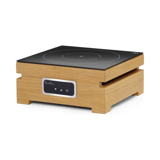 Madeira case for buffet induction heater 239551 - Custom Wood DesignsMadeira case for buffet induction heater 239551, induction hob housing by Fine Dine, showing a sturdy metal cover with control panel.Induction hob housing709757