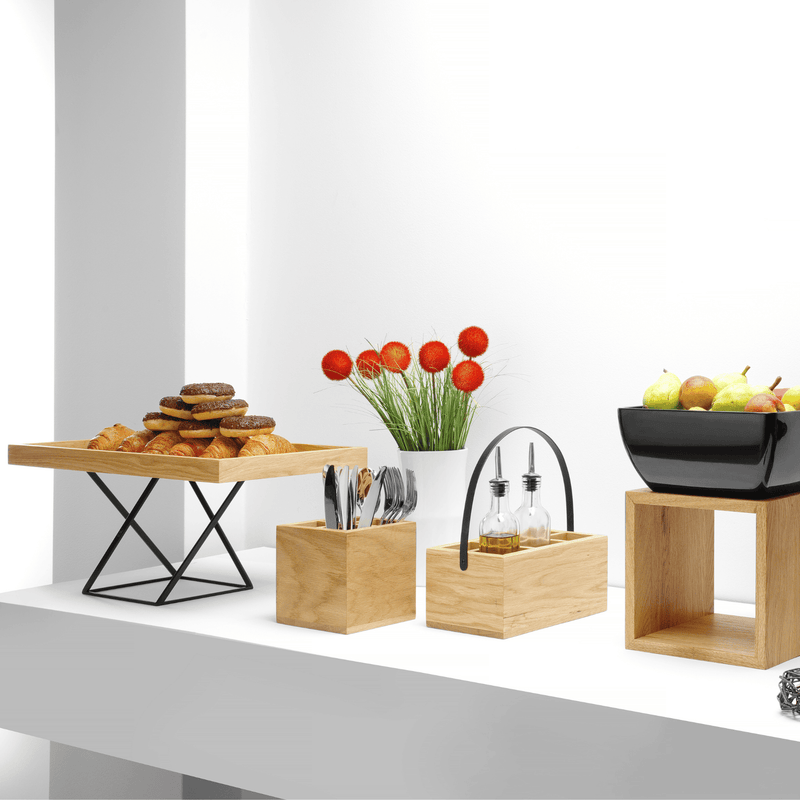 Load image into Gallery viewer, Madeira cutlery box - Custom Wood DesignsFine Dine Madeira cutlery box with compartments for organizing silverware, made of sturdy material, designed for kitchen storage.Box664438
