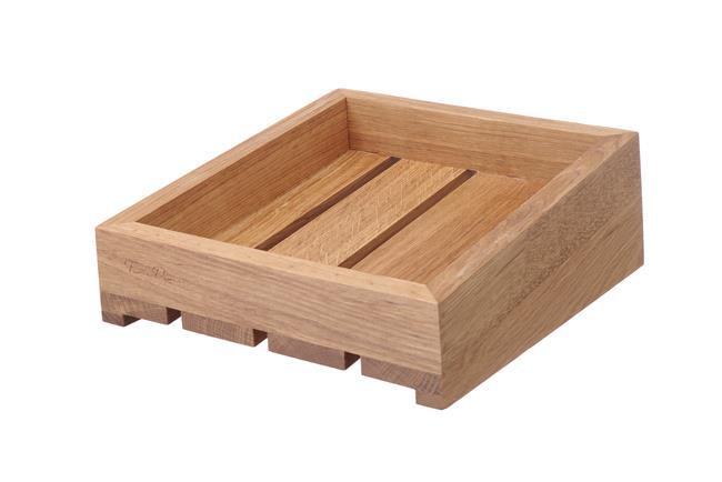 Load image into Gallery viewer, Madeira inclined box GN 1/2 - Custom Wood DesignsFine Dine Madeira inclined oak box GN 1/2 for food storage with a smooth wooden finish and inclined design.oak box505137
