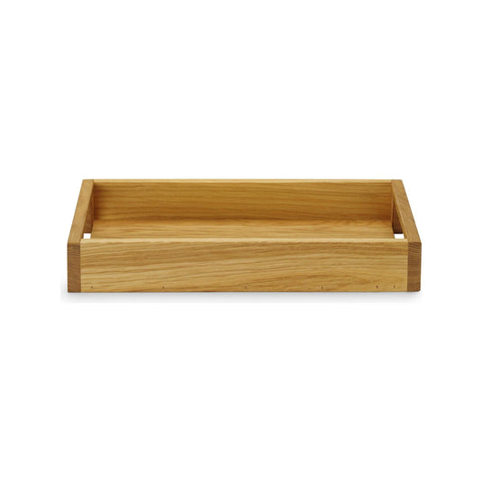 Madeira Oak Tray, 400x260x(h)60mm - Custom Wood DesignsMadeira Oak tray by Fine Dine, 400x260mm with 60mm height, showing a rectangular wooden serving tray with smooth finish.Tray664551
