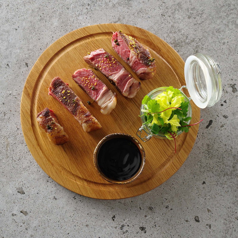 Load image into Gallery viewer, Madeira round serving board, 300mm - Custom Wood DesignsRound Madeira serving board by Fine Dine, 300mm diameter, made of wood, perfect for serving cheeses and snacks.Serving board505786
