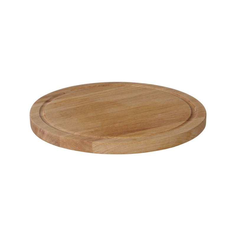 Load image into Gallery viewer, Madeira round serving board, 300mm - Custom Wood DesignsMadeira round serving board by Fine Dine, 300mm diameter, crafted for serving cheeses, charcuterie, and appetizers.Serving board505786
