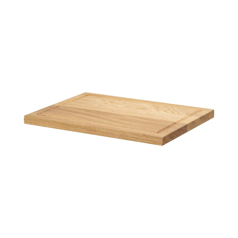 Load image into Gallery viewer, Madeira wooden serving board, 270x350x22mm - Custom Wood DesignsMadeira wooden serving board by Fine Dine, 270x350x22mm, showing a smooth rectangular serving platter with natural wood grain.serving board504727
