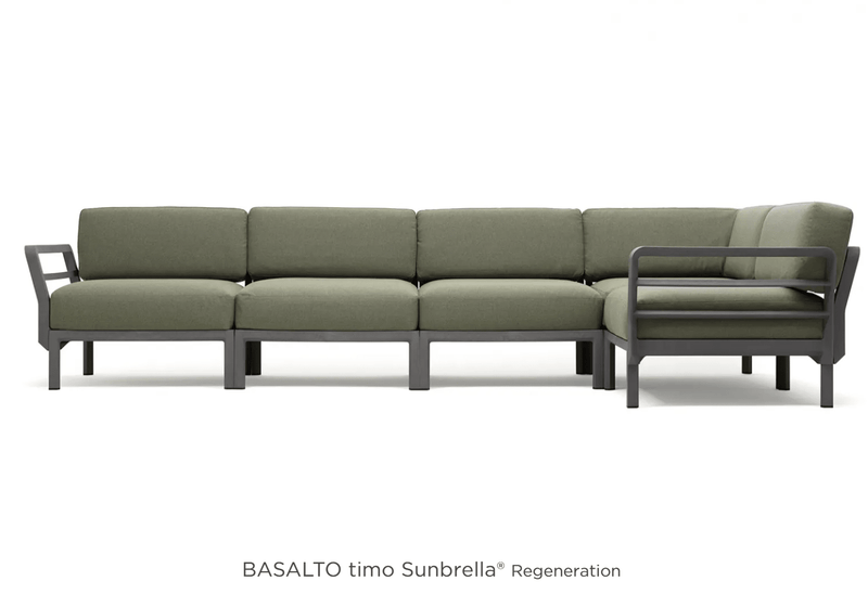 Load image into Gallery viewer, Maximo 5 Modular Outdoor Sofa Seating System - Custom Wood DesignsMaximo 5 modular outdoor sofa by Custom Wood Designs, featuring Basalto Timo styling for hotel terrace seating and outdoor relaxation.Modular Sofa Outdoor24575214304439Basalto Timo
