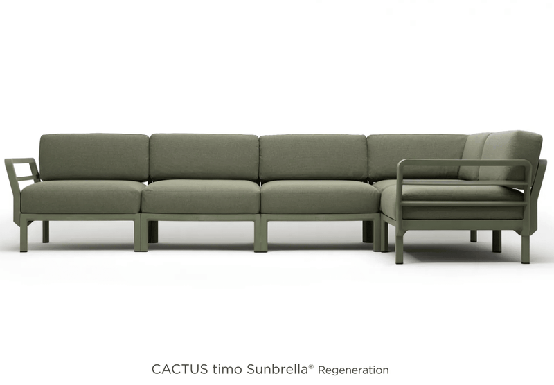 Load image into Gallery viewer, Maximo 5 Modular Outdoor Sofa Seating System - Custom Wood DesignsMaximo 5 modular outdoor sofa by Custom Wood Designs, showing a stylish seating system on a hotel terrace.Modular Sofa Outdoor24575214006135Cactus Timo
