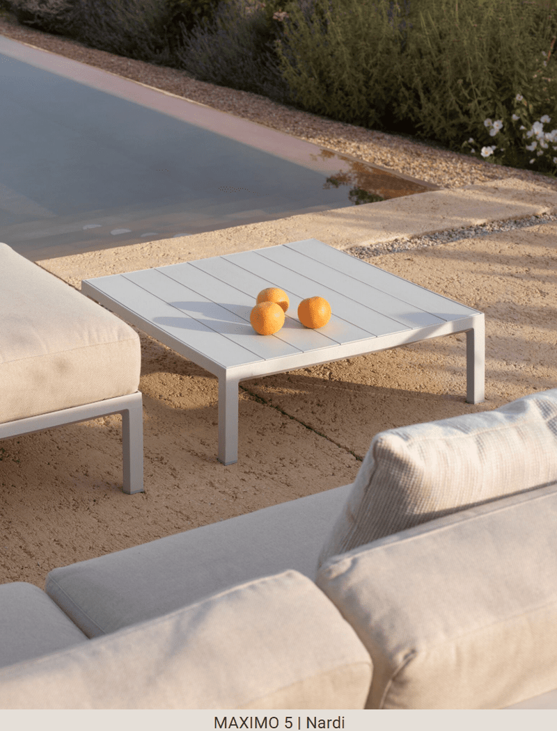 Load image into Gallery viewer, Maximo 5 Modular Outdoor Sofa Seating System - Custom Wood DesignsLuxury outdoor modular sofa from Custom Wood Designs, Maximo 5 system with spacious seating and stylish outdoor furniture design.Modular Sofa Outdoor24575214437207Terra Lava
