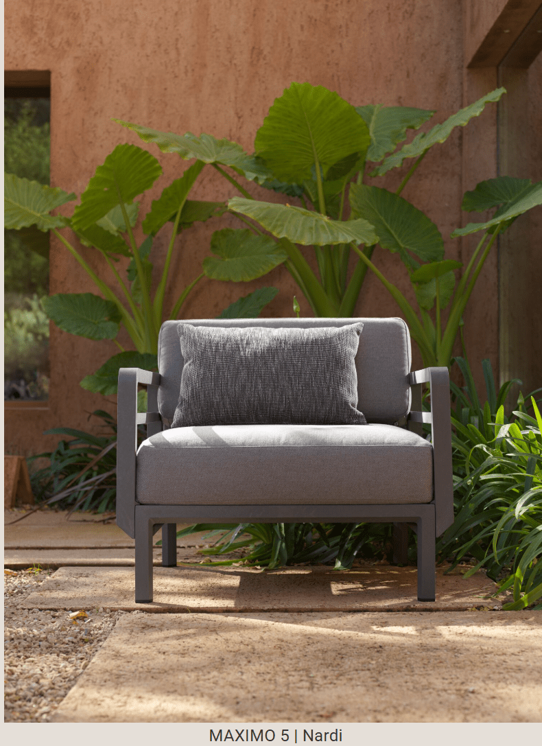 Load image into Gallery viewer, Maximo 5 Modular Outdoor Sofa Seating System - Custom Wood DesignsMaximo 5 Modular Outdoor Sofa by Custom Wood Designs, stylish outdoor seating with comfortable cushions and modern design.Modular Sofa Outdoor24575214437207Terra Lava
