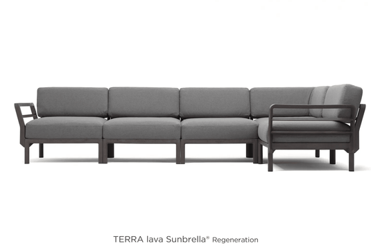 Maximo 5 Modular Outdoor Sofa Seating System - Custom Wood DesignsMaximo 5 Modular Outdoor Sofa by Custom Wood Designs, featuring sturdy terracotta-colored seating for hotel terrace or outdoor lounge.Modular Sofa Outdoor24575214437207Terra Lava