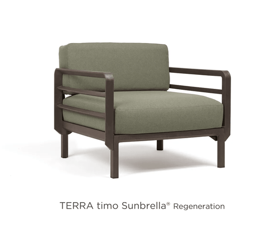 Maximo Armchair Modular Outdoor Sofa Chair Put Together Sofa - Custom Wood DesignsNardi Maximo modular outdoor armchair with sunbrella fabric, showcasing a stylish, comfortable outdoor sofa for terrace lounging.Modular Sofa24575212115127Terra Timo Sunbrella