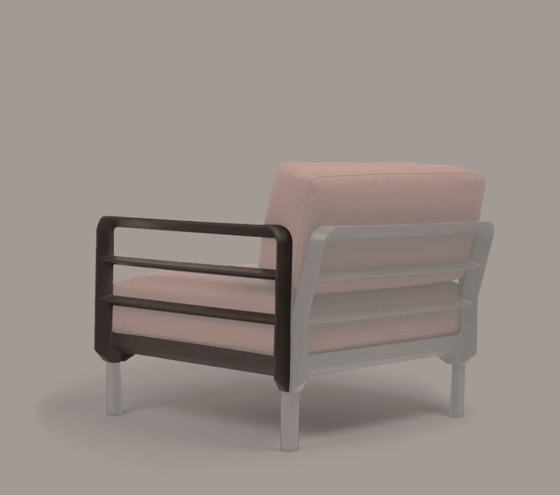 Load image into Gallery viewer, Maximo Armrest Modular Seating Component - Custom Wood DesignsNardi Maximo Armrest accessory for modular seating, featuring a sleek, ergonomic design for comfortable support.Nardi Accesorries Armrest24575219512471Cactus
