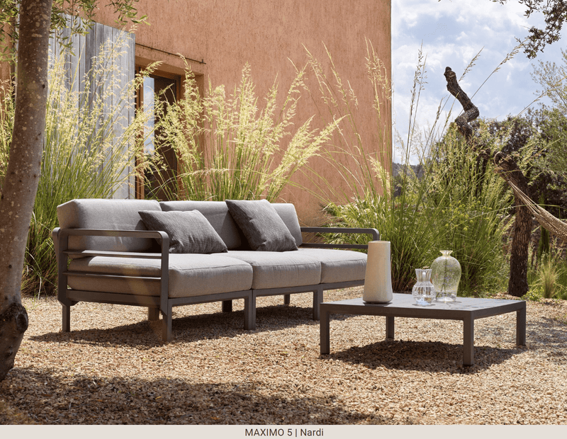 Load image into Gallery viewer, Maximo Armrest Modular Seating Component - Custom Wood DesignsNardi Maximo 60x40 outdoor rectangular cushion with Sunbrella® fabric, suitable for patio or hospitality seating.Nardi Accesorries Armrest24575219346935Terra

