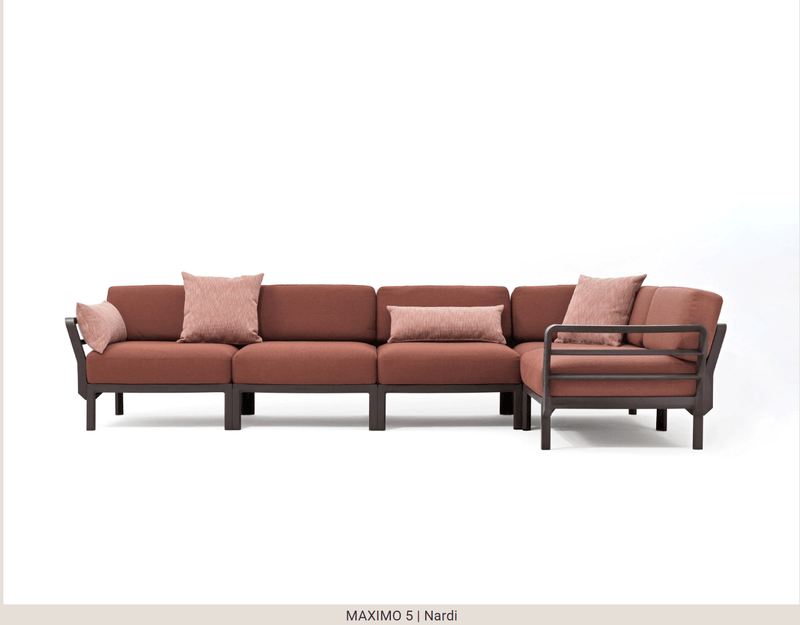 Load image into Gallery viewer, Maximo Armrest Modular Seating Component - Custom Wood DesignsMaximo 60x40 Nardi outdoor cushion made with Sunbrella® fabric, designed for comfortable outdoor seating and hospitality environments.Nardi Accesorries Armrest24575219346935Terra
