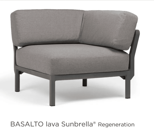 Maximo Corner Module Modula Corner Seat - Custom Wood DesignsNardi Maximo Corner Module from Modula Modular Sofa in Basalto Lava finish, outdoor corner seat for hospitality and lounge areas.Modular Sofa24575218779831Basalto Lava Sunbrella