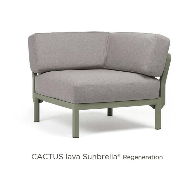Load image into Gallery viewer, Maximo Corner Module Modula Corner Seat - Custom Wood DesignsNardi Maximo Corner Module from the Modula Modular Sofa collection, outdoor corner seat with cactus design, ideal for hospitality spaces.Modular Sofa24575218348759Cactus Lava Sunbrella
