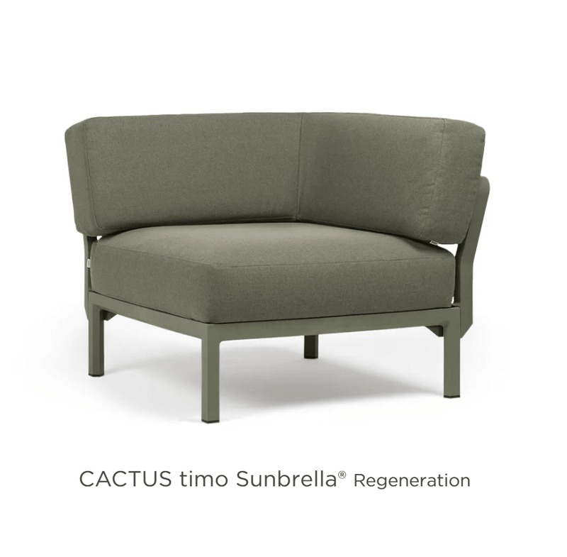 Load image into Gallery viewer, Maximo Corner Module Modula Corner Seat - Custom Wood DesignsNardi Maximo Corner Module from Modula modular sofa, outdoor cactus-themed corner seat for hospitality and patio furniture.Modular Sofa24575218183223Cactus Timo
