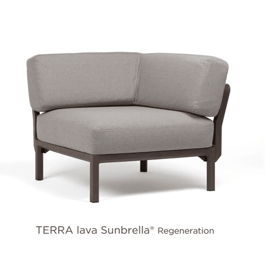 Maximo Corner Module Modula Corner Seat - Custom Wood DesignsNardi Maximo Corner Module from Modula collection, outdoor modular sofa corner seat in gray fabric for hospitality outdoor spaces.Modular Sofa24575217586615Terra Lava Sunbrella