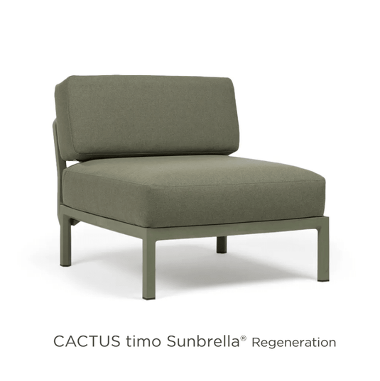 Maximo Modular Centre Seat Sofa Middle - Custom Wood DesignsNardi Maximo modular sofa center seat with cactus fabric, outdoor hospitality furniture, ideal for stylish outdoor lounge areasModular Sofa24575210192887Cactus Perla