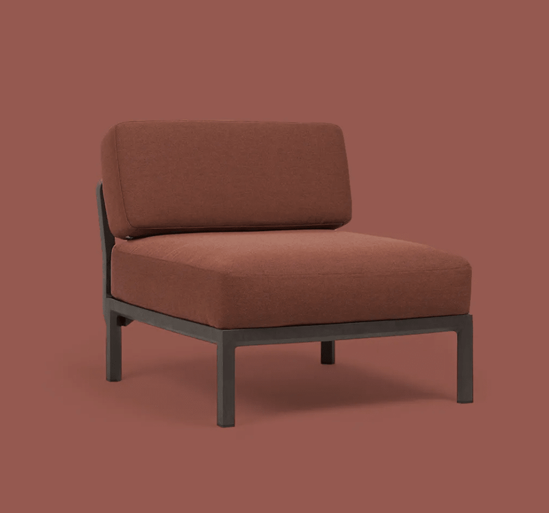 Load image into Gallery viewer, Maximo Modular Centre Seat Sofa Middle - Custom Wood DesignsNardi Maximo modular sofa with a central seat, outdoor hospitality furniture, featuring plush cushions and modern design.Modular Sofa24575219340215Gesso Timo
