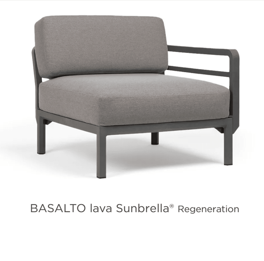 Maximo Modular End Sofa Left/Right - Custom Wood DesignsNardi Maximo modular outdoor sofa with Basalto sunbrella fabric, showcasing a left/right modular end section in a luxurious outdoor setting.Modular Sofa24575211427735Basalto Cannella