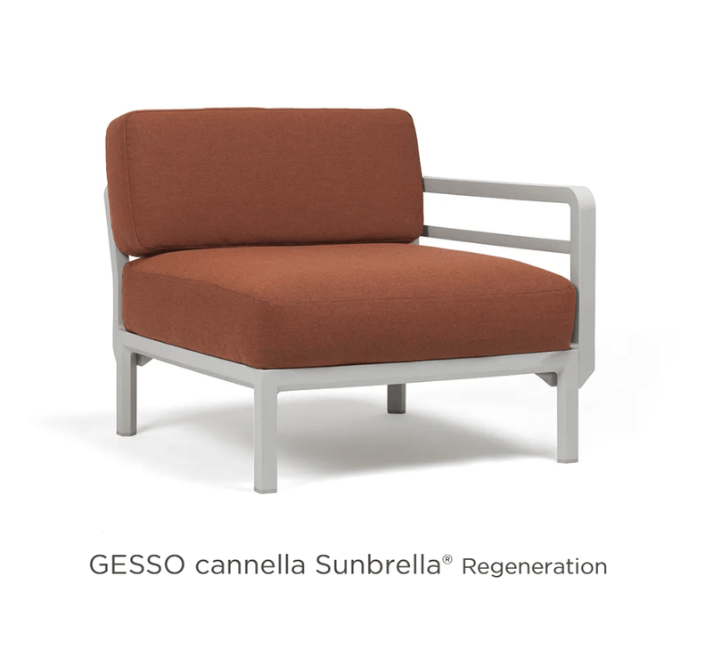 Load image into Gallery viewer, Maximo Modular End Sofa Left/Right - Custom Wood DesignsLuxurious outdoor Maximo Modular End Sofa by Nardi in Gesso Cannella Sunbrella fabric, designed for versatile outdoor seating.Modular Sofa24575211129431Gesso Cannella
