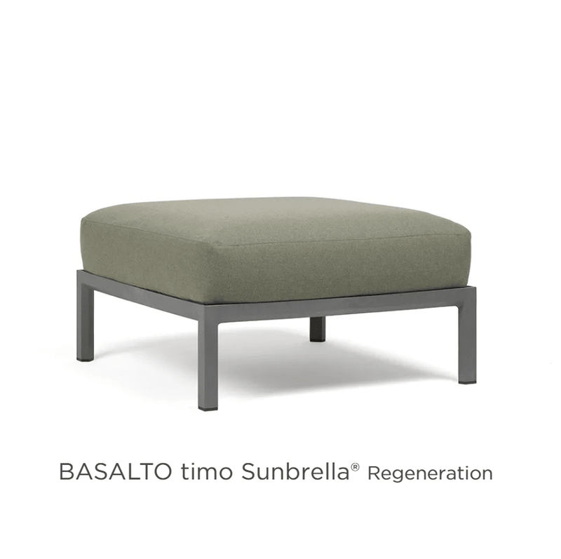 Load image into Gallery viewer, Maximo Pouf Modular Seating Element - Custom Wood DesignsNardi Maximo Pouf modular seating element for outdoor luxury sofa, made of Basalto Timo material, used as footstool or seat.Modular Sofa24575216937687Basalto Timo
