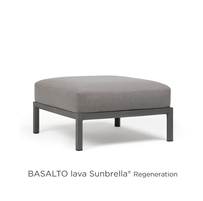 Load image into Gallery viewer, Maximo Pouf Modular Seating Element - Custom Wood DesignsNardi Maximo Pouf, a gray basalt and lavanda modular sofa footstool, designed for outdoor luxury seating and versatile lounge use.Modular Sofa24575217103223Basalto Lava
