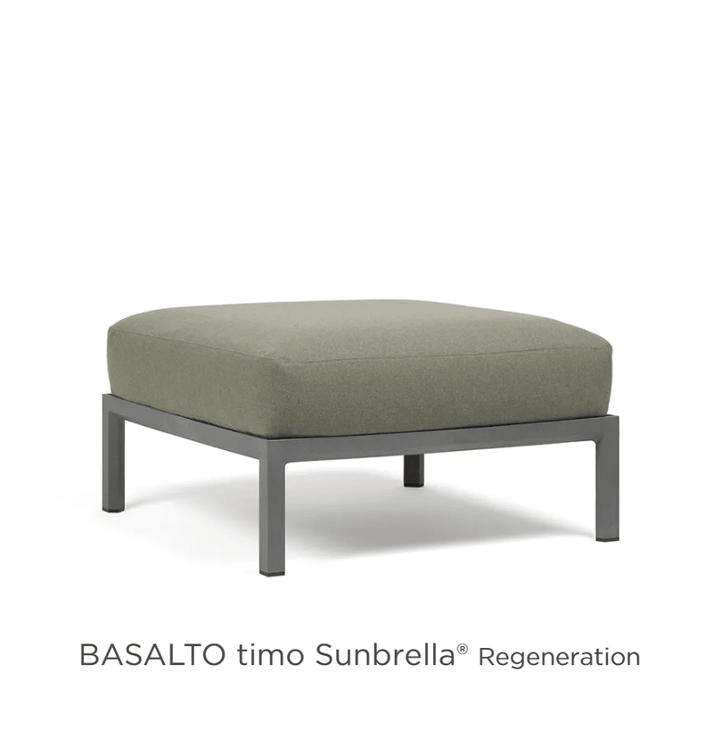 Load image into Gallery viewer, Maximo Pouf Modular Seating Element - Custom Wood DesignsNardi Maximo Pouf modular seating element in Basalto finish, part of outdoor luxury modular sofa for comfortable outdoor seating.Modular Sofa24575215744471Terra Timo
