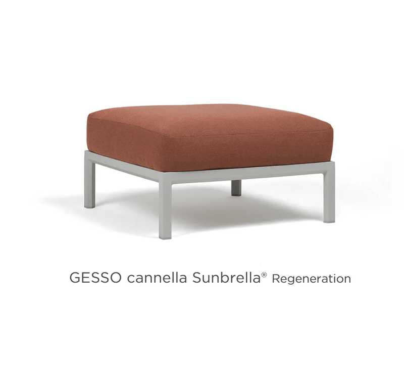 Load image into Gallery viewer, Maximo Pouf Modular Seating Element - Custom Wood DesignsNardi Maximo Pouf modular sofa seat in Gesso color, outdoor luxury furniture with comfortable footstool and versatile seating element.Modular Sofa24575216341079Gesso Cannella
