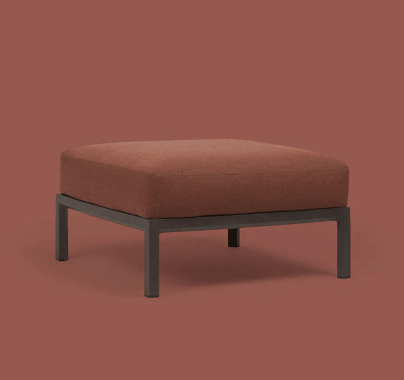 Load image into Gallery viewer, Maximo Pouf Modular Seating Element - Custom Wood DesignsNardi Maximo Pouf modular seating element for outdoor sofa, featuring a plush cushion and versatile footstool design.Modular Sofa24575216175543Gesso Timo
