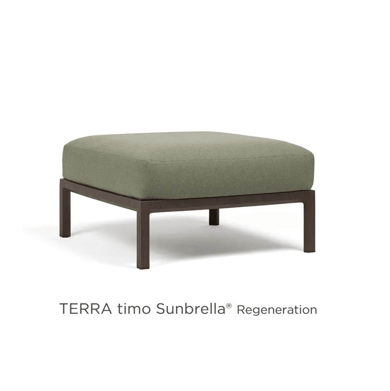 Load image into Gallery viewer, Maximo Pouf Modular Seating Element - Custom Wood DesignsNardi Maximo Pouf modular sofa seating element, outdoor TerraTimo design with luxury fabric and versatile footstool functionality.Modular Sofa24575215744471Terra Timo
