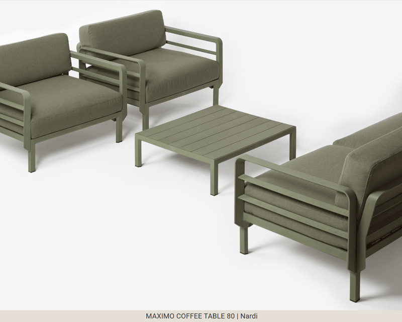 Load image into Gallery viewer, Maximo Tavolino 80 Contract Outdoor Table - Custom Wood DesignsNardi Maximo Tavolino 80 outdoor coffee table with sleek design, suitable for commercial outdoor dining or patio settings.Coffe Table24575212956823Terra Regeneration
