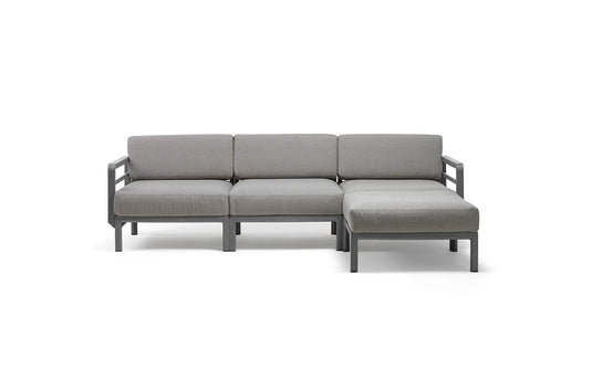 Nardi Maximo 4 modular outdoor sofa – Basalto / Lava