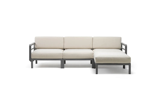 Nardi Maximo 4 modular outdoor sofa – Basalto / Perla